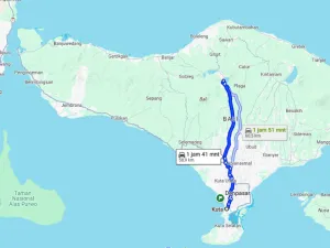 Jarak Dari Kuta ke Bedugul Bali